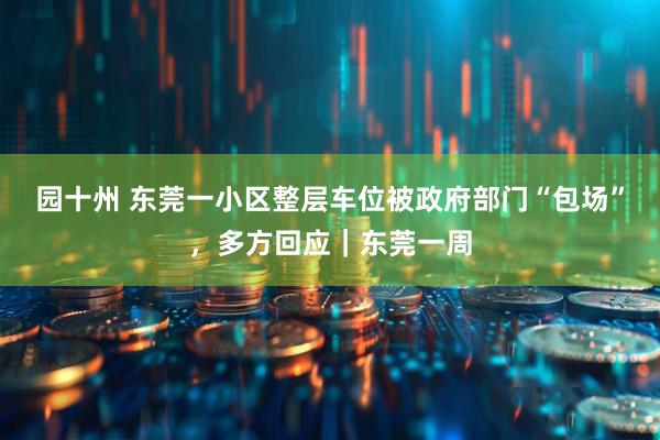 园十州 东莞一小区整层车位被政府部门“包场”，多方回应｜东莞一周