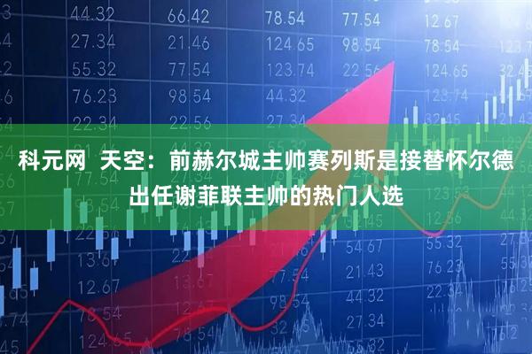 科元网  天空：前赫尔城主帅赛列斯是接替怀尔德出任谢菲联主帅的热门人选